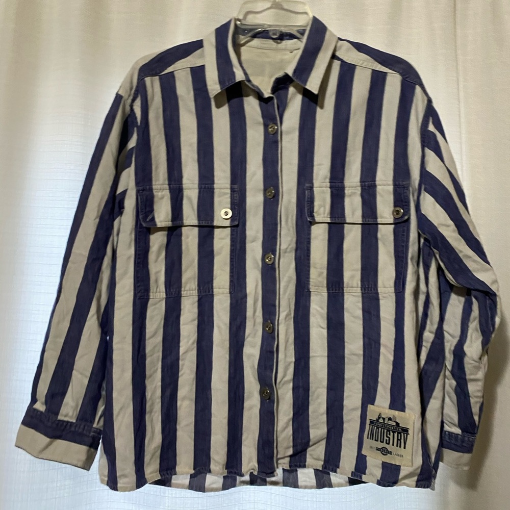 Denim button down